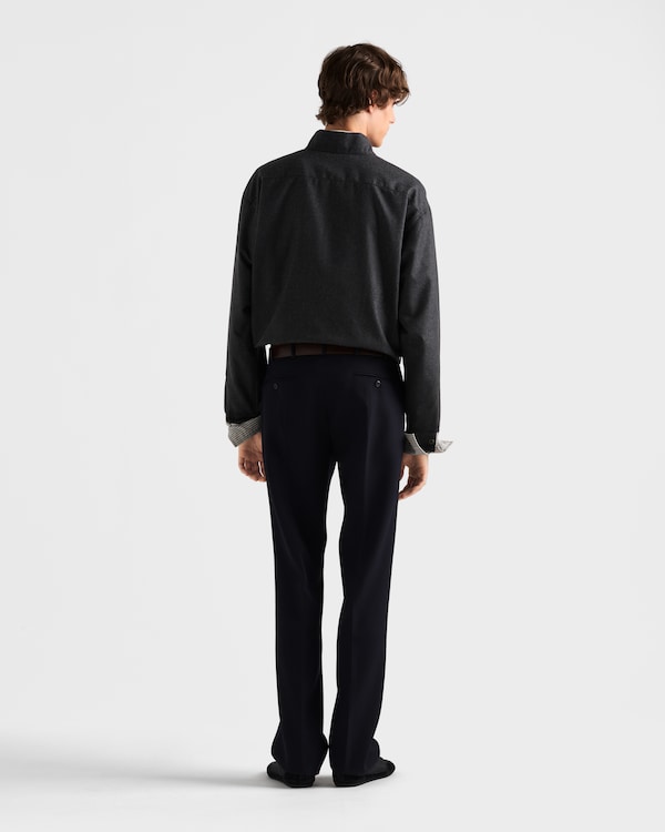 Wool shirt - Anthracite Gray Wool shirt - Anthracite Gray
