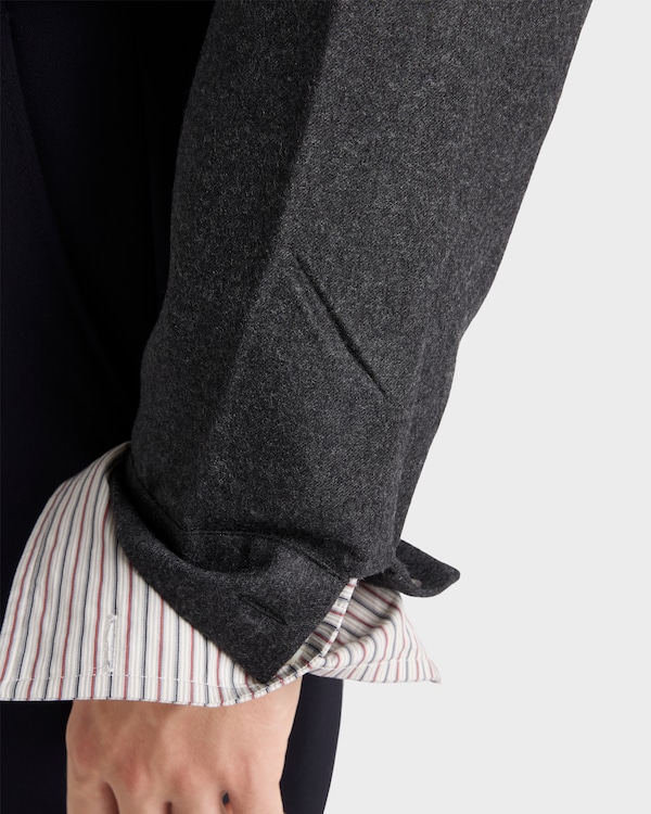 Wool shirt - Anthracite Gray Wool shirt - Anthracite Gray