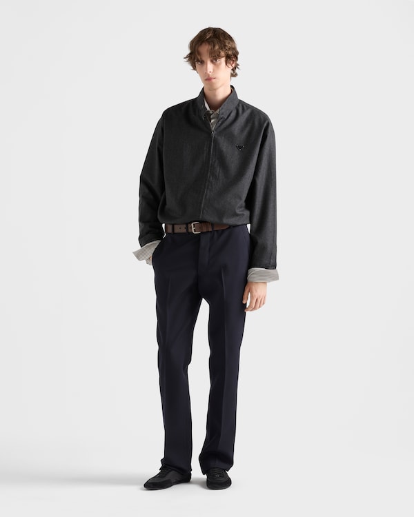 Wool shirt - Anthracite Gray Wool shirt - Anthracite Gray