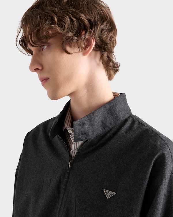 Wool shirt - Anthracite Gray Wool shirt - Anthracite Gray