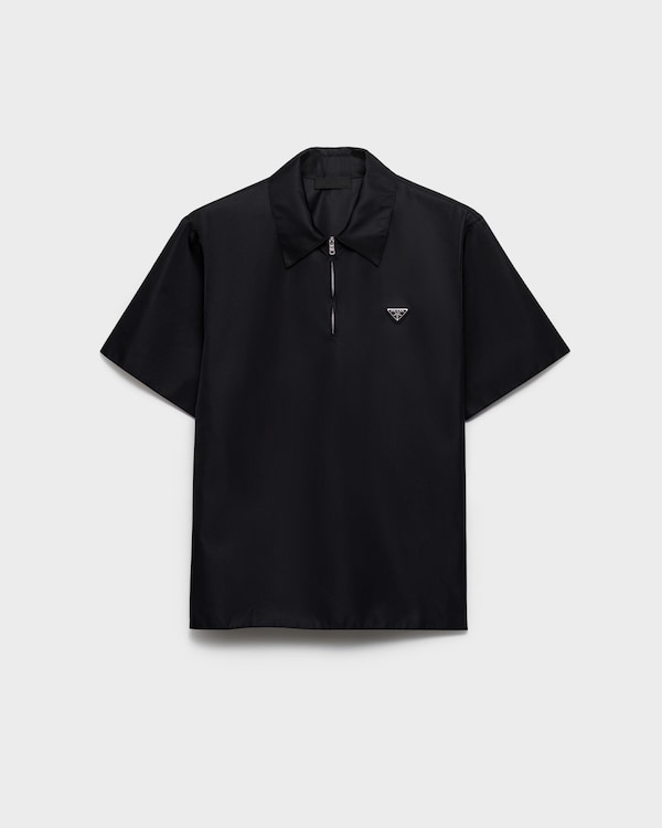 Short-sleeved Re-Nylon shirt - Black Short-sleeved Re-Nylon shirt - Black