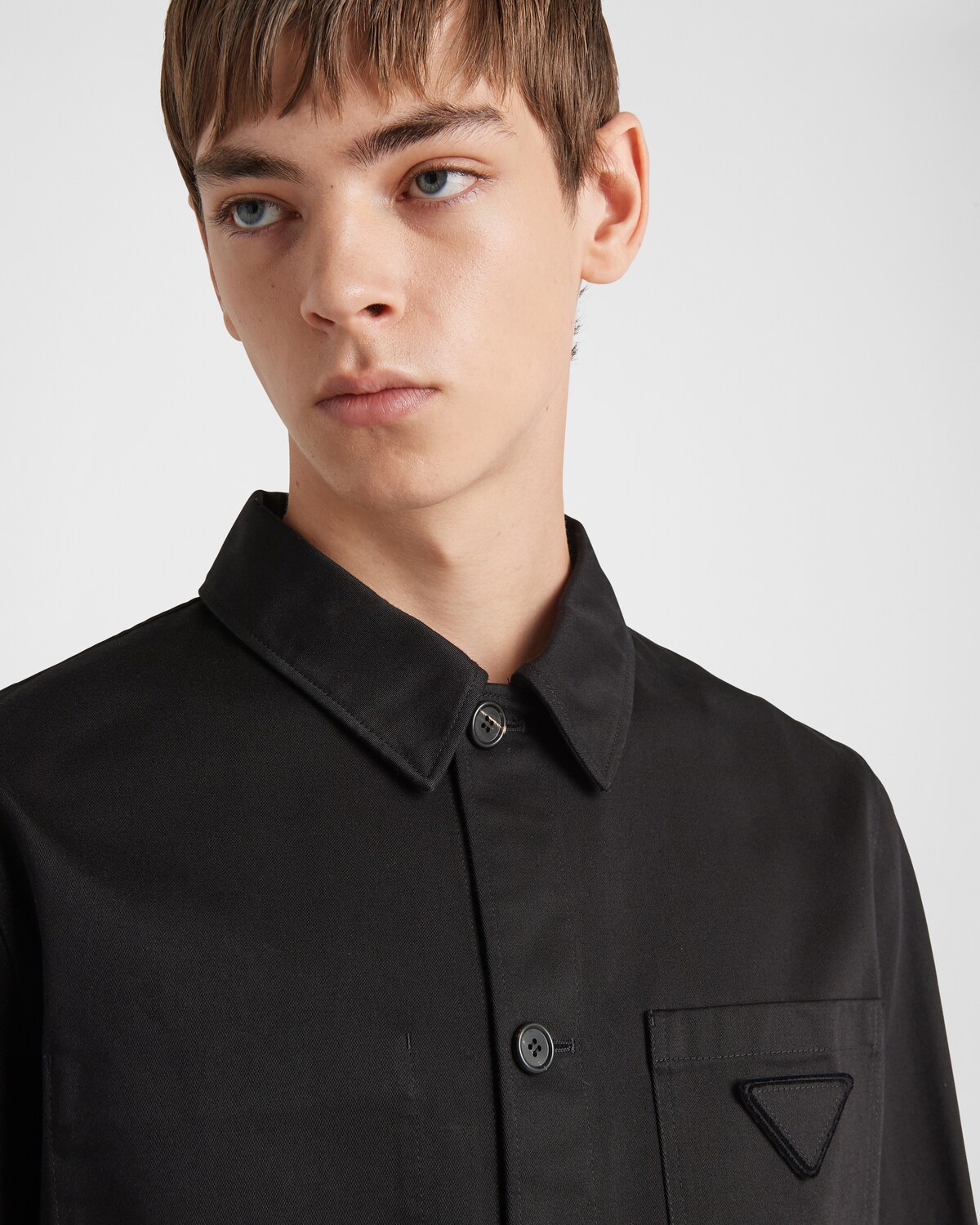 PRADA Size 4 Black Polyester Single Breasted Jacket Blazer