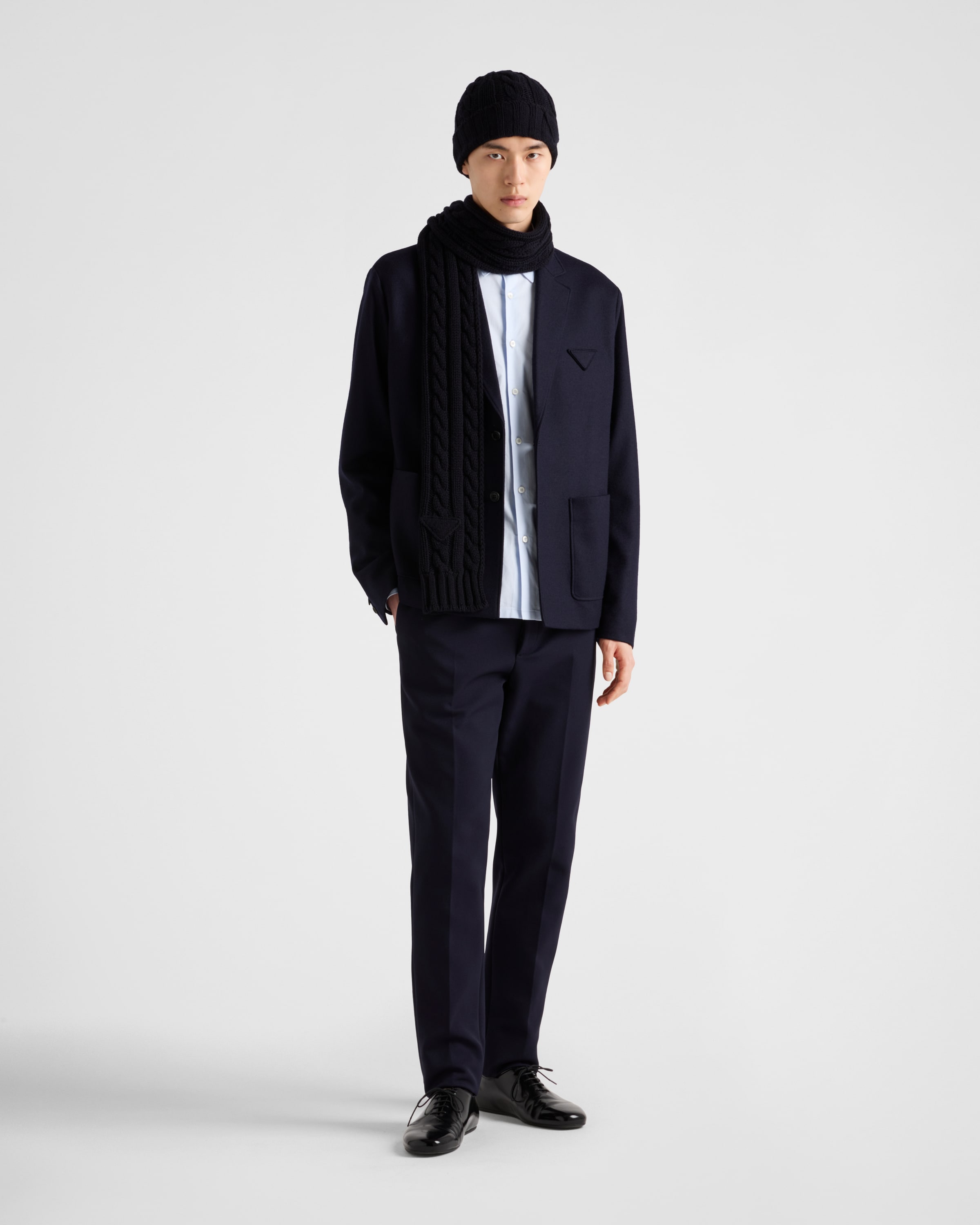 信頼への信頼 PRADA シングルセットアップスーツ イタリア製 メランジ/GW377 スーツ
