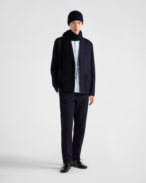 Single-breasted wool jacket Single-breasted wool jacket