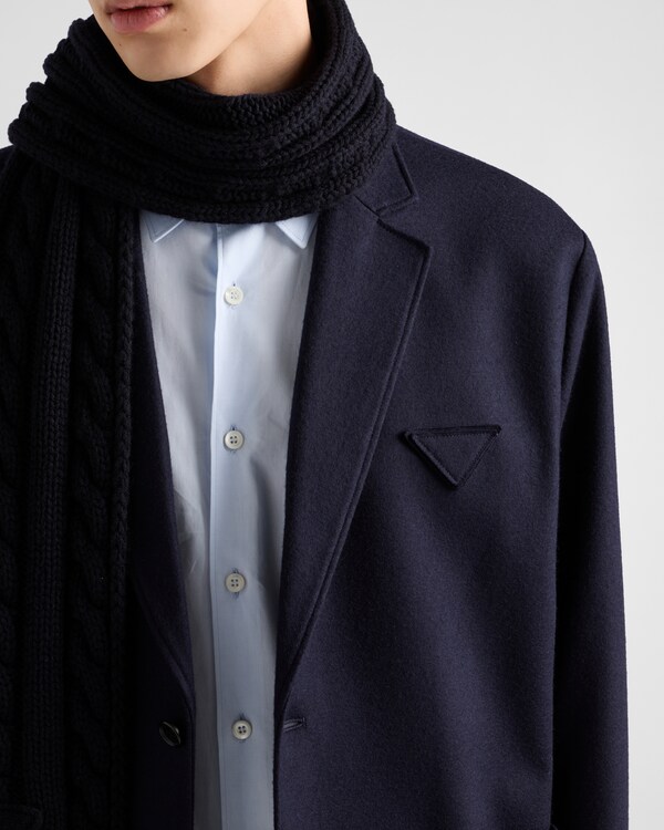 Single-breasted wool jacket Single-breasted wool jacket