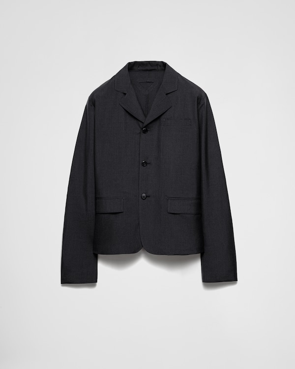 23AW】新作 ウールブレンド マキシコート ◇プラダ◇人気 (PRADA