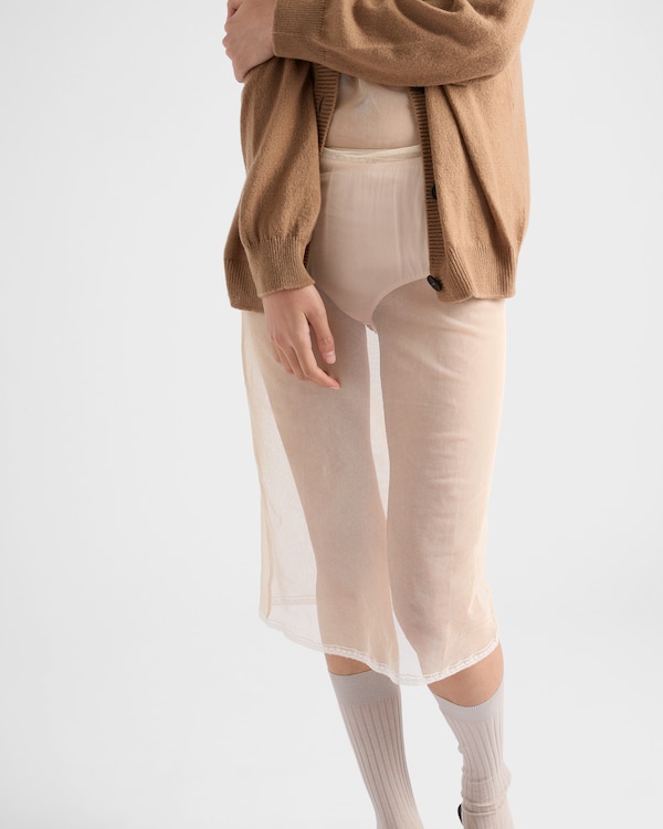 Cotton tulle slip - Natural Cotton tulle slip - Natural