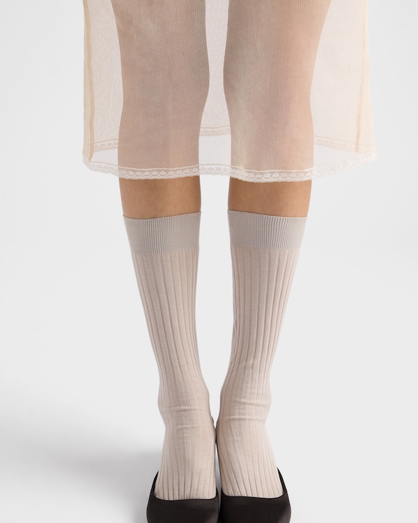 Cotton tulle slip - Natural Cotton tulle slip - Natural