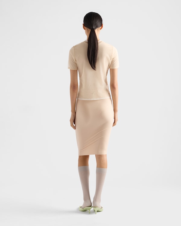 Sottogonna in tessuto stretch Sottogonna in tessuto stretch