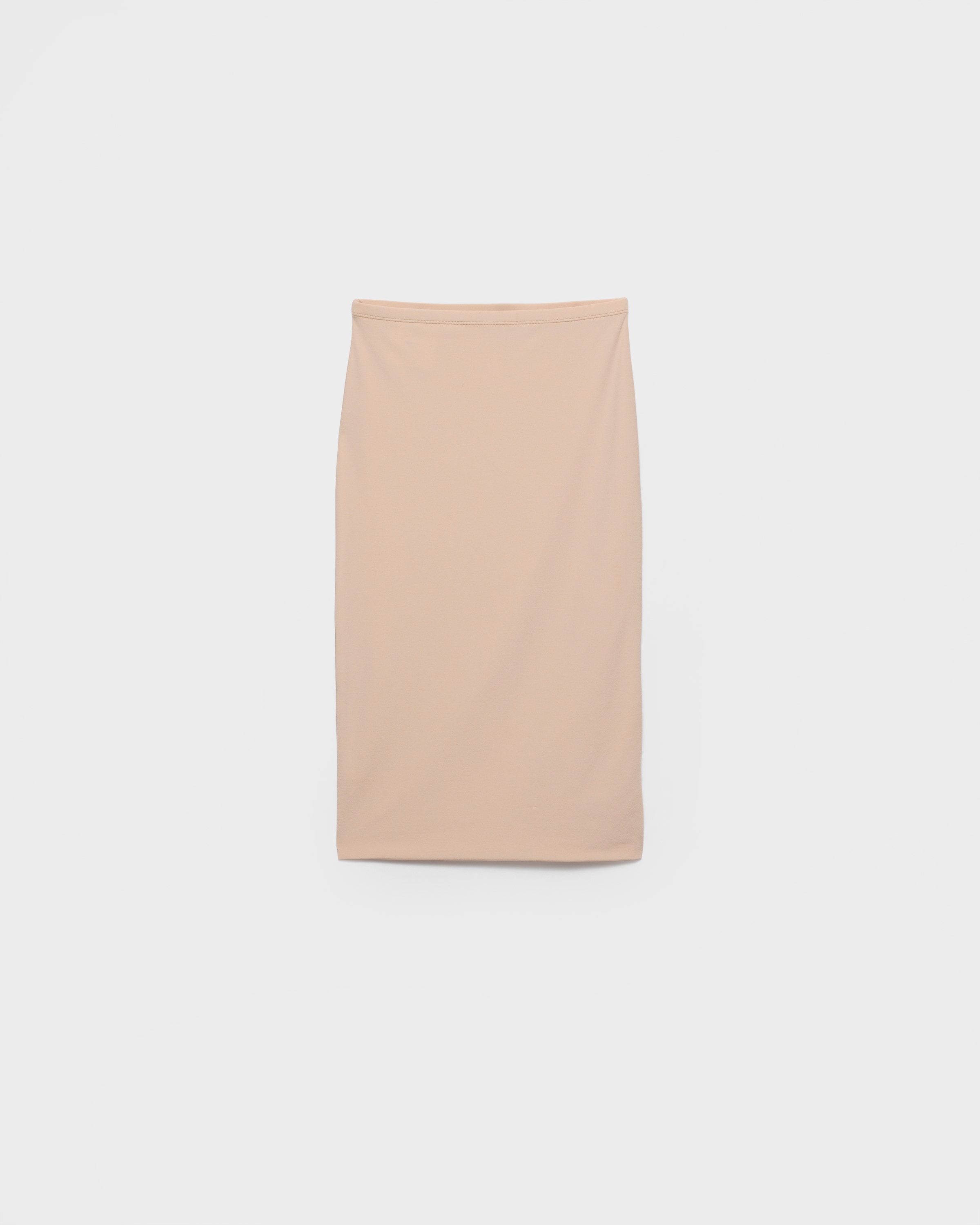 Prada Stretch Fabric Slip, Woman, Cameo, Size 4