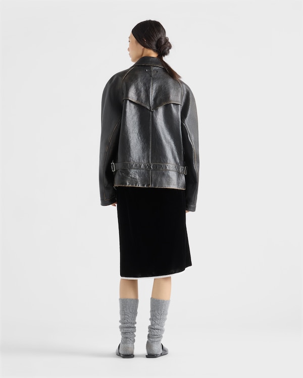 Velvet underskirt - Black Velvet underskirt - Black