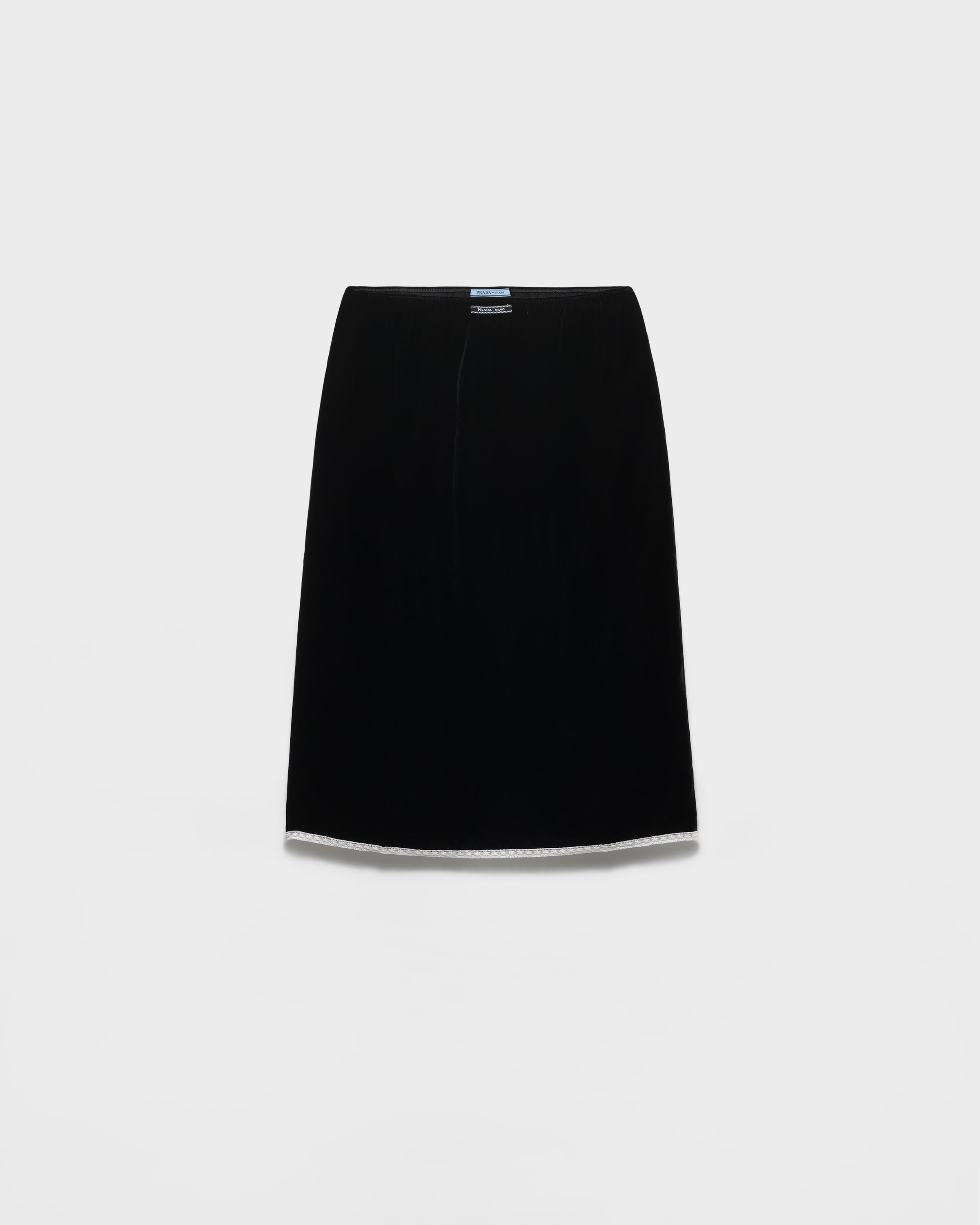 Black Velvet Underskirt | PRADA