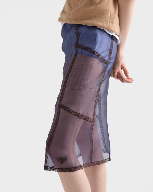 Organza intarsia underskirt - Navy Organza intarsia underskirt - Navy