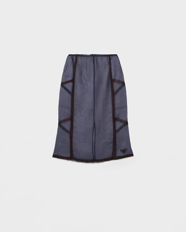 Organza intarsia underskirt - Navy Organza intarsia underskirt - Navy