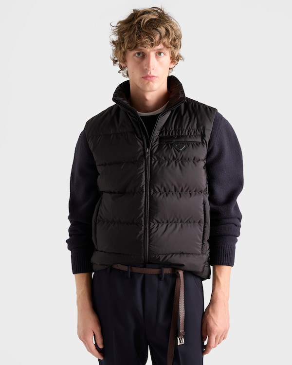 Re-Nylon vest - Black Re-Nylon vest - Black
