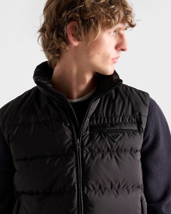 Re-Nylon vest - Black Re-Nylon vest - Black