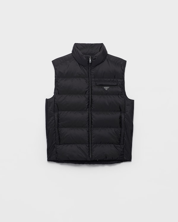 Re-Nylon vest - Black Re-Nylon vest - Black