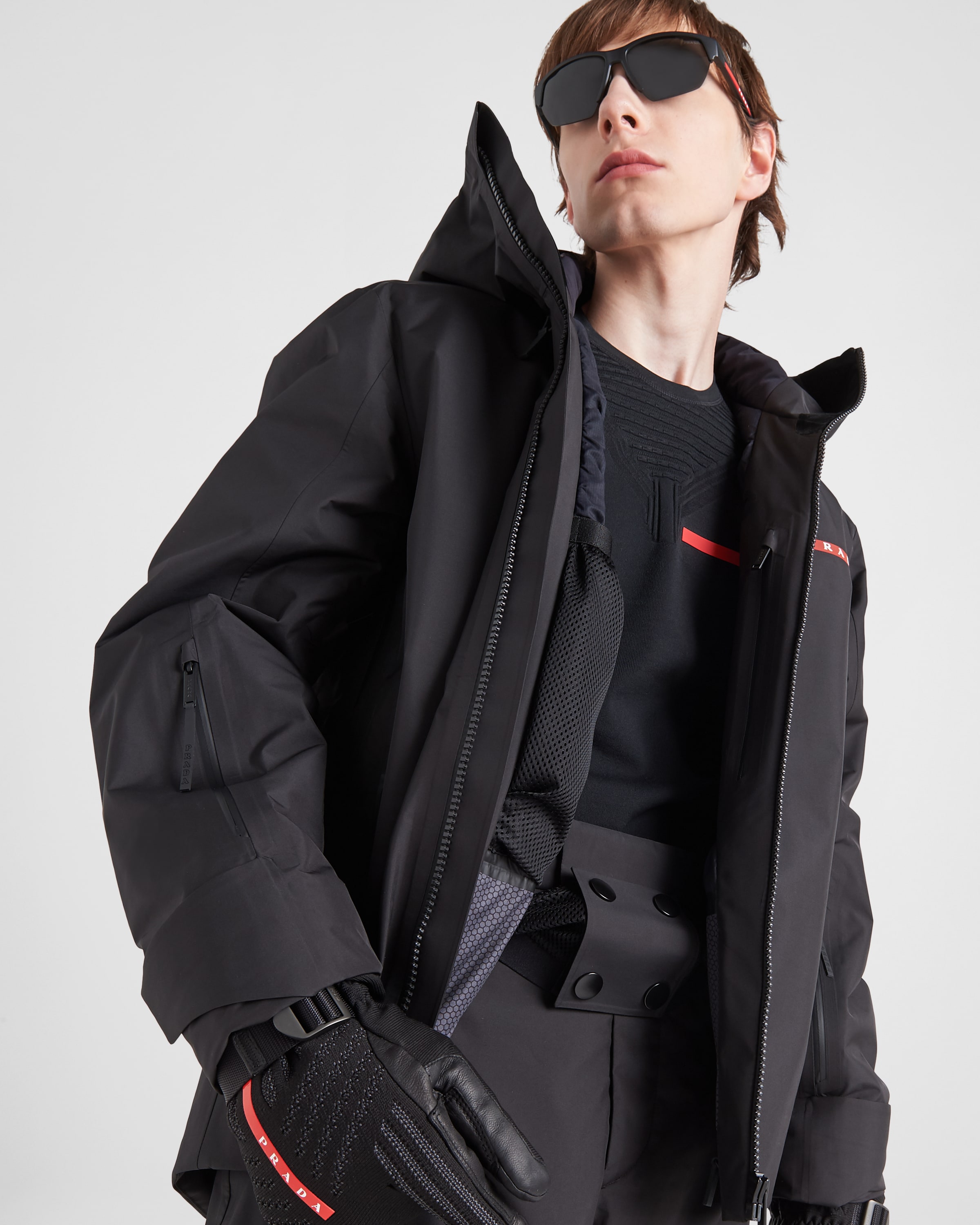 Black Extreme-Tex ski jacket | Prada