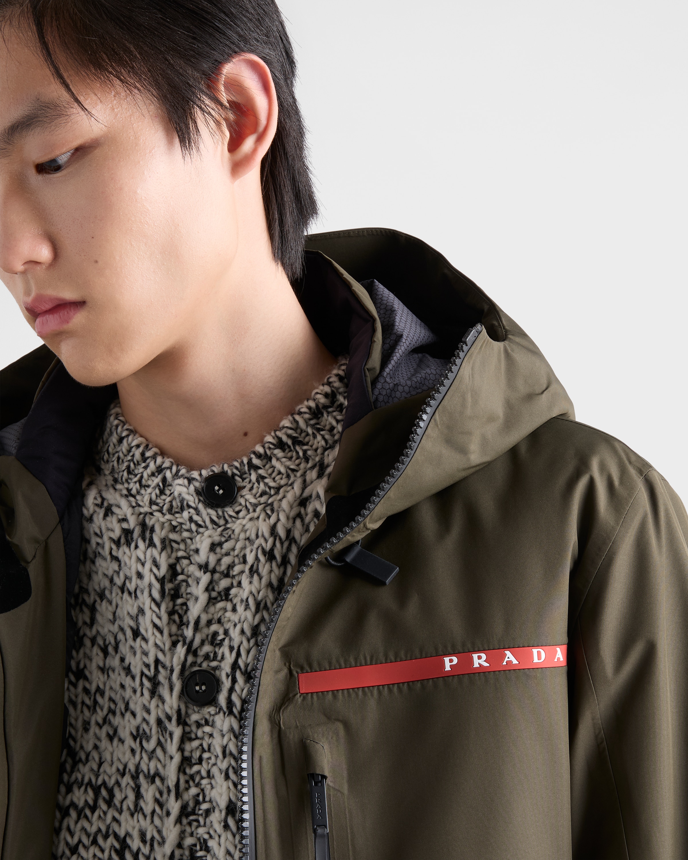 カーキ Extreme-tex ブルゾンジャケット | PRADA