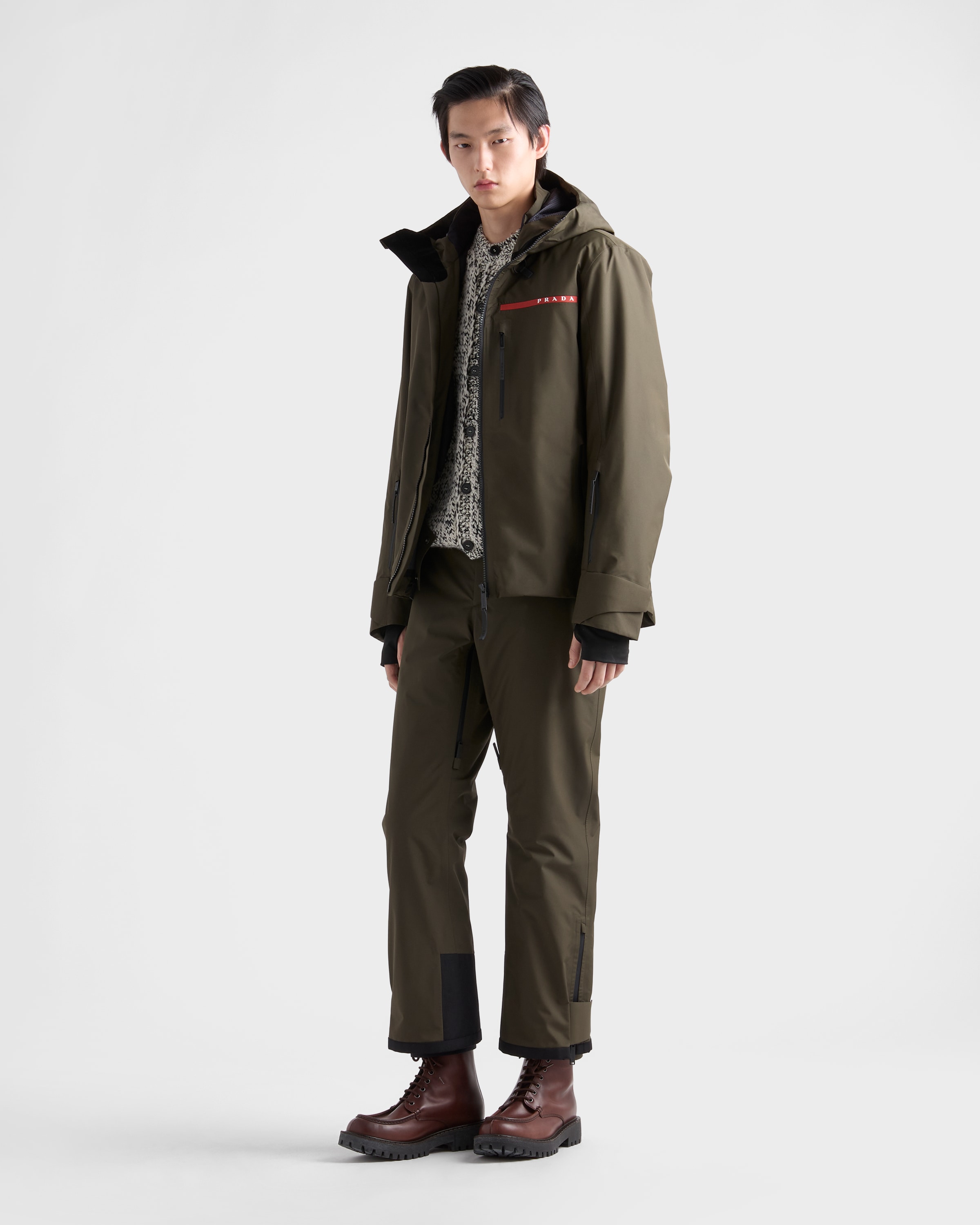 Military Green Extreme-tex Blouson Jacket | PRADA