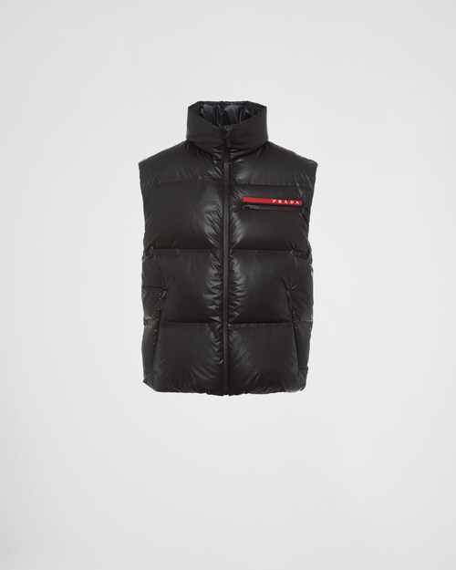 Black Light Nylon down vest | Prada