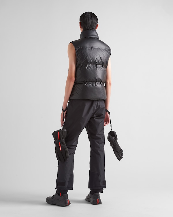Light technical fabric down vest - Black Light technical fabric down vest - Black