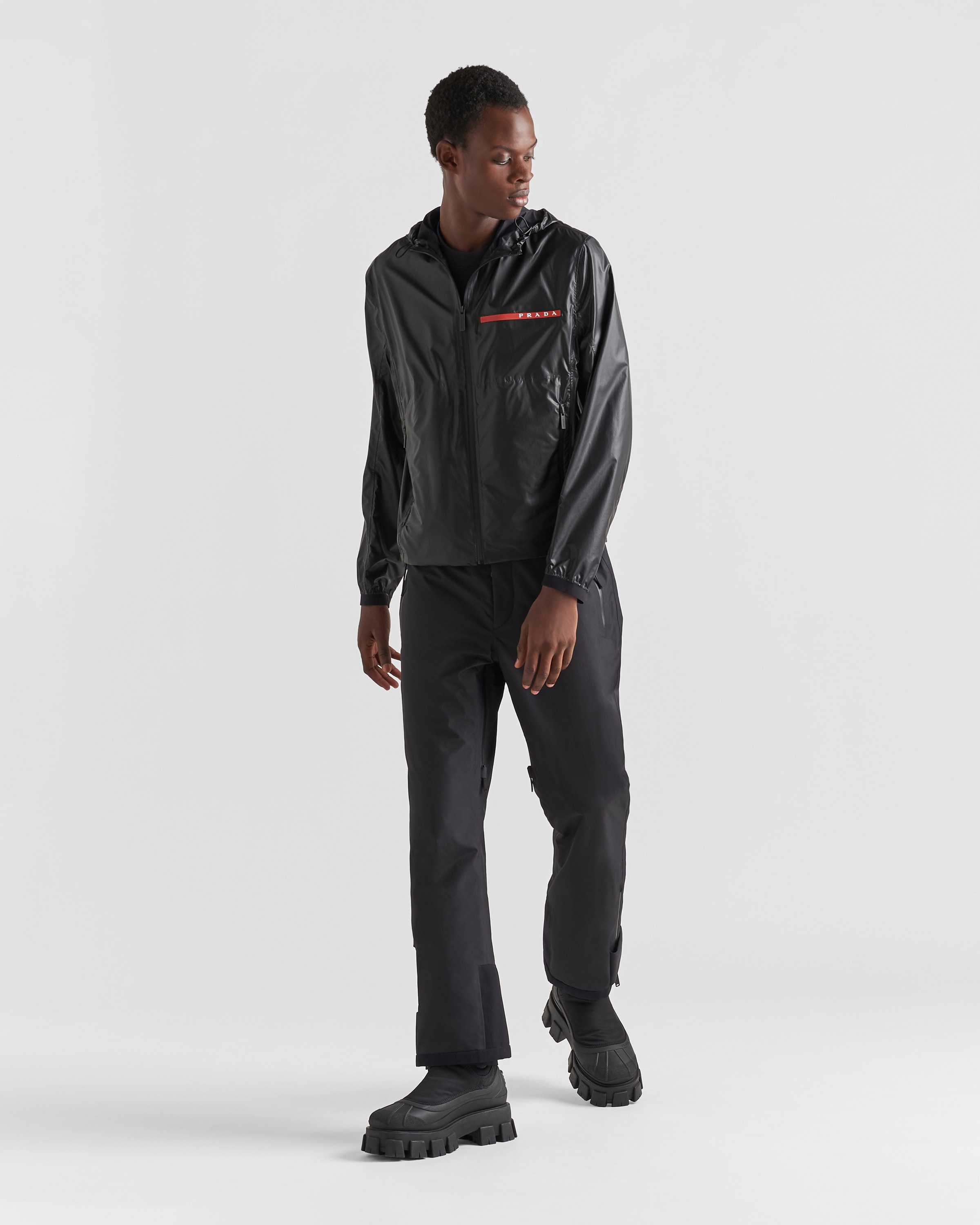 Prada hooded shell jacket outlet