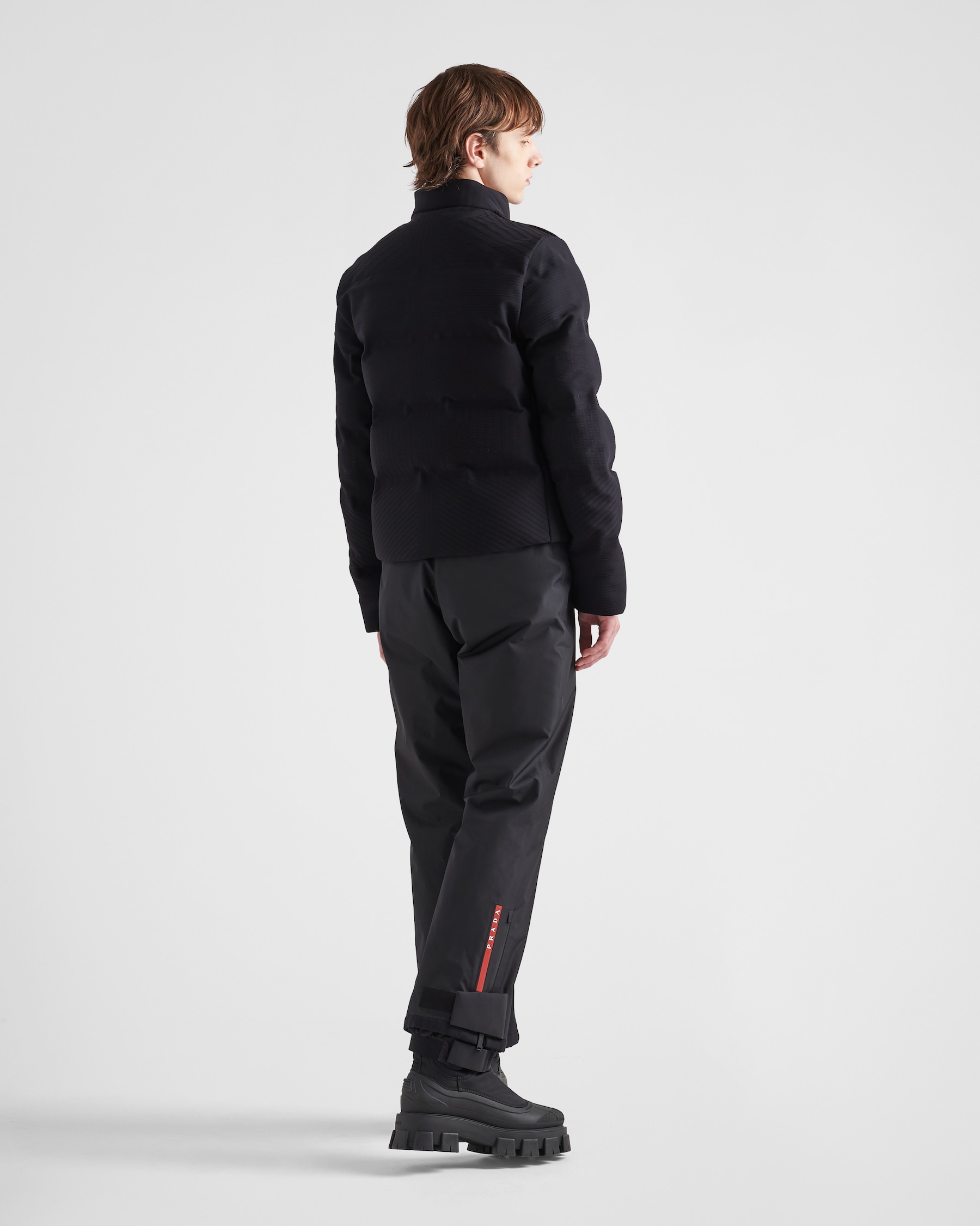 Vintage 2000s Prada Sport Cropped Puffer Jacket Womens Size M
