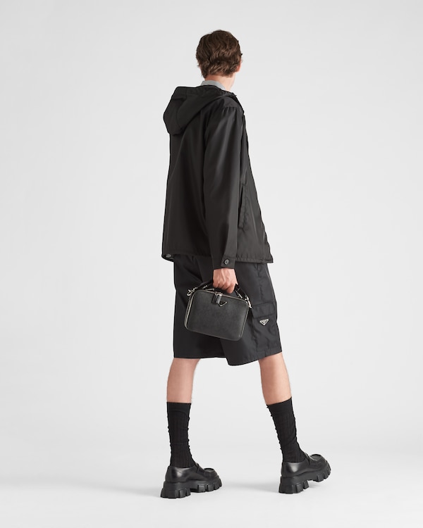 Re-Nylon hooded blouson jacket Re-Nylon hooded blouson jacket