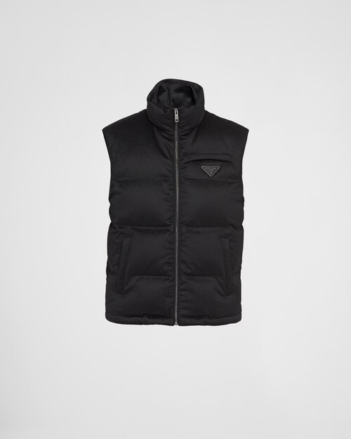 cashmere prada puffers