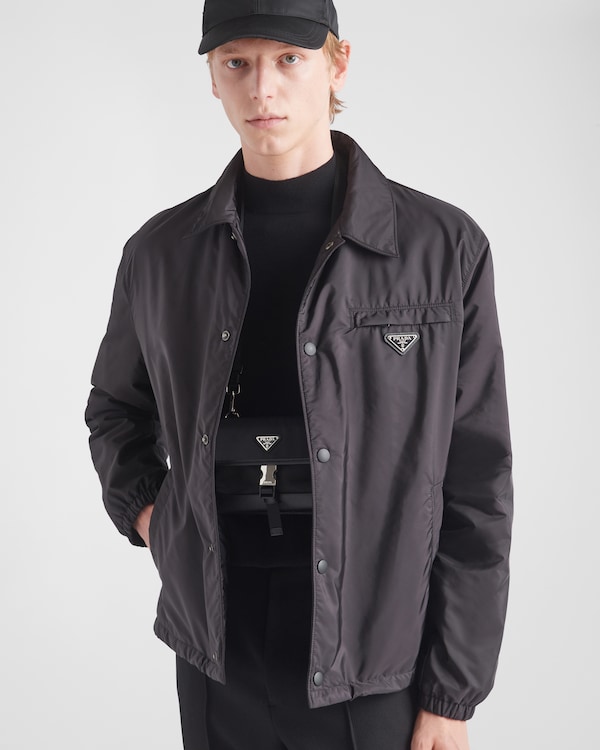 Re-Nylon blouson jacket - Black Re-Nylon blouson jacket - Black