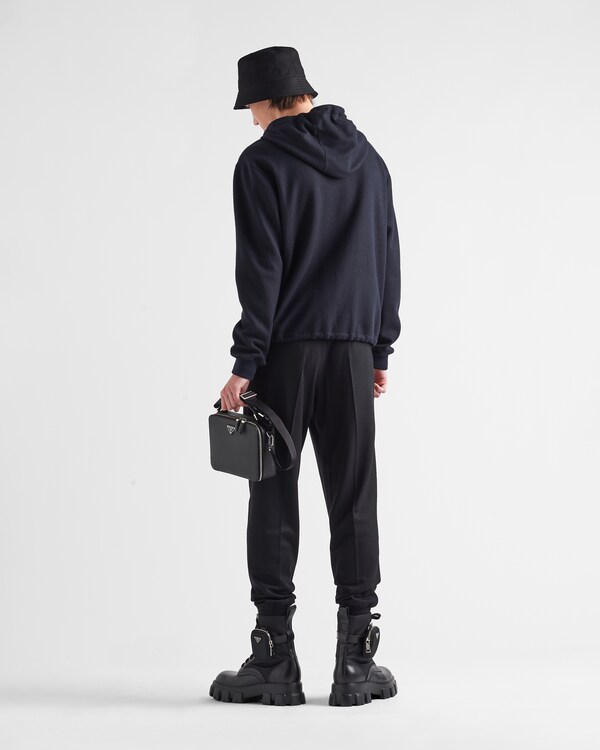 Wool blend zipper hoodie Wool blend zipper hoodie