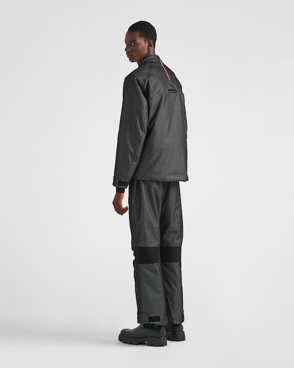 Reflective fabric ski jacket Reflective fabric ski jacket