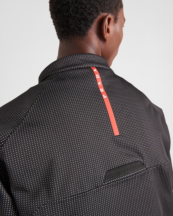 Reflective fabric ski jacket Reflective fabric ski jacket