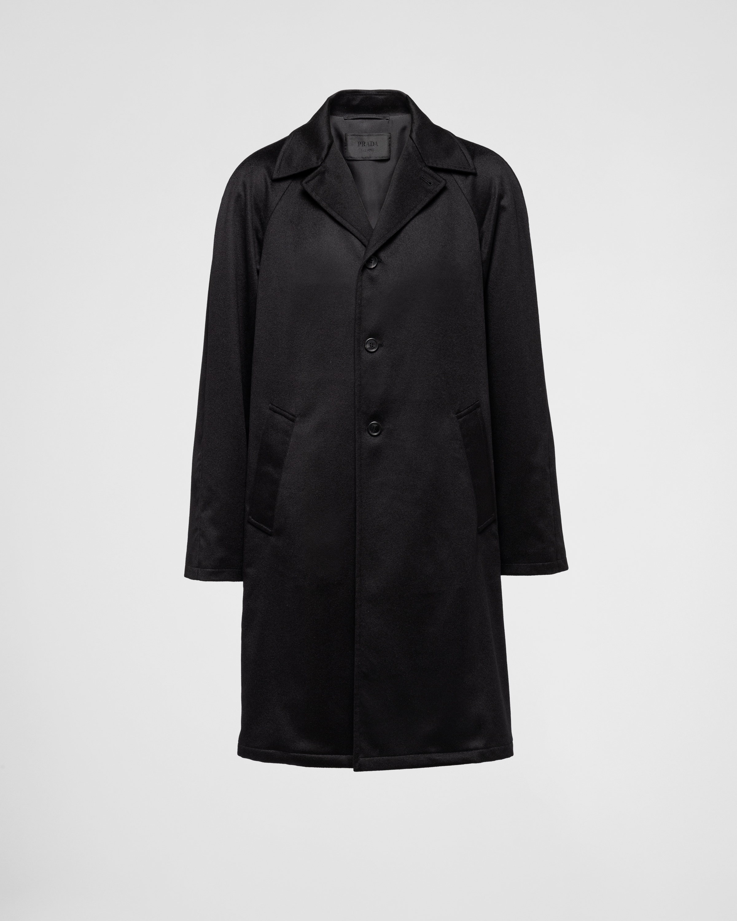 Black Cashmere coat | PRADA