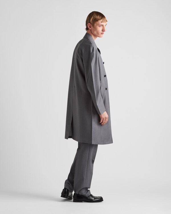 3550227 Grey-Blue Midi Coat