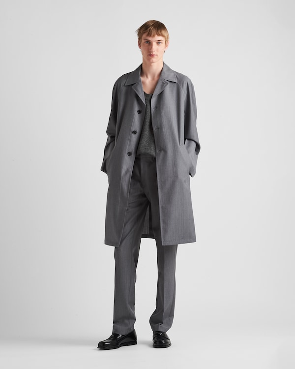 3530131 Grey Pocket Detailed Coat