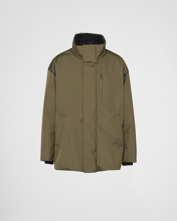 【24SS】新作 Extreme-Texストレッチスキージャケット◆プラダ◆ Black Extreme-tex Stretch Ski Jacket | PRADA