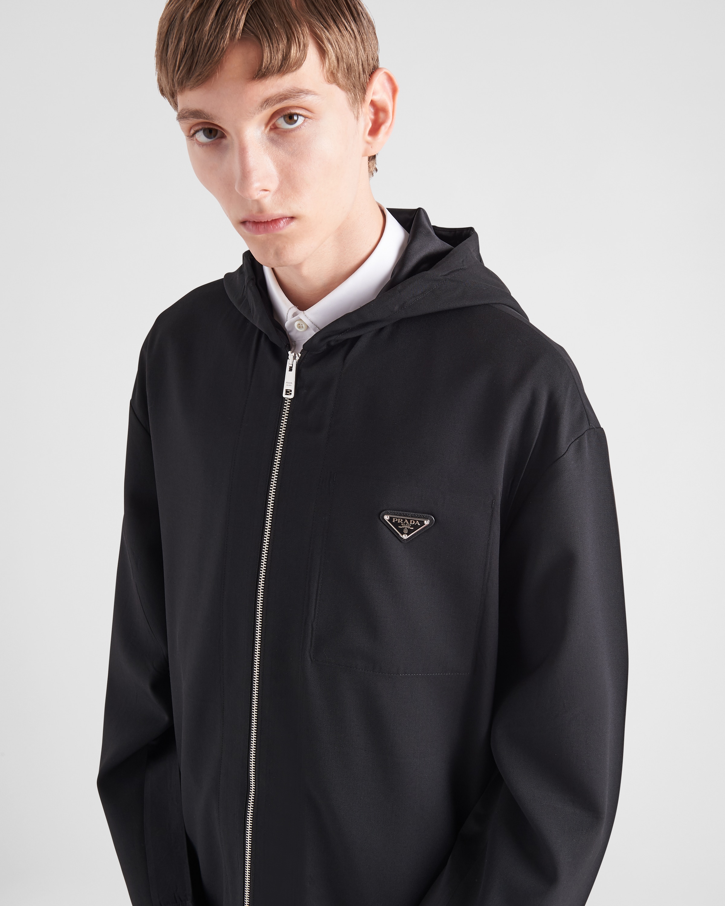 Prada wool jacket discount