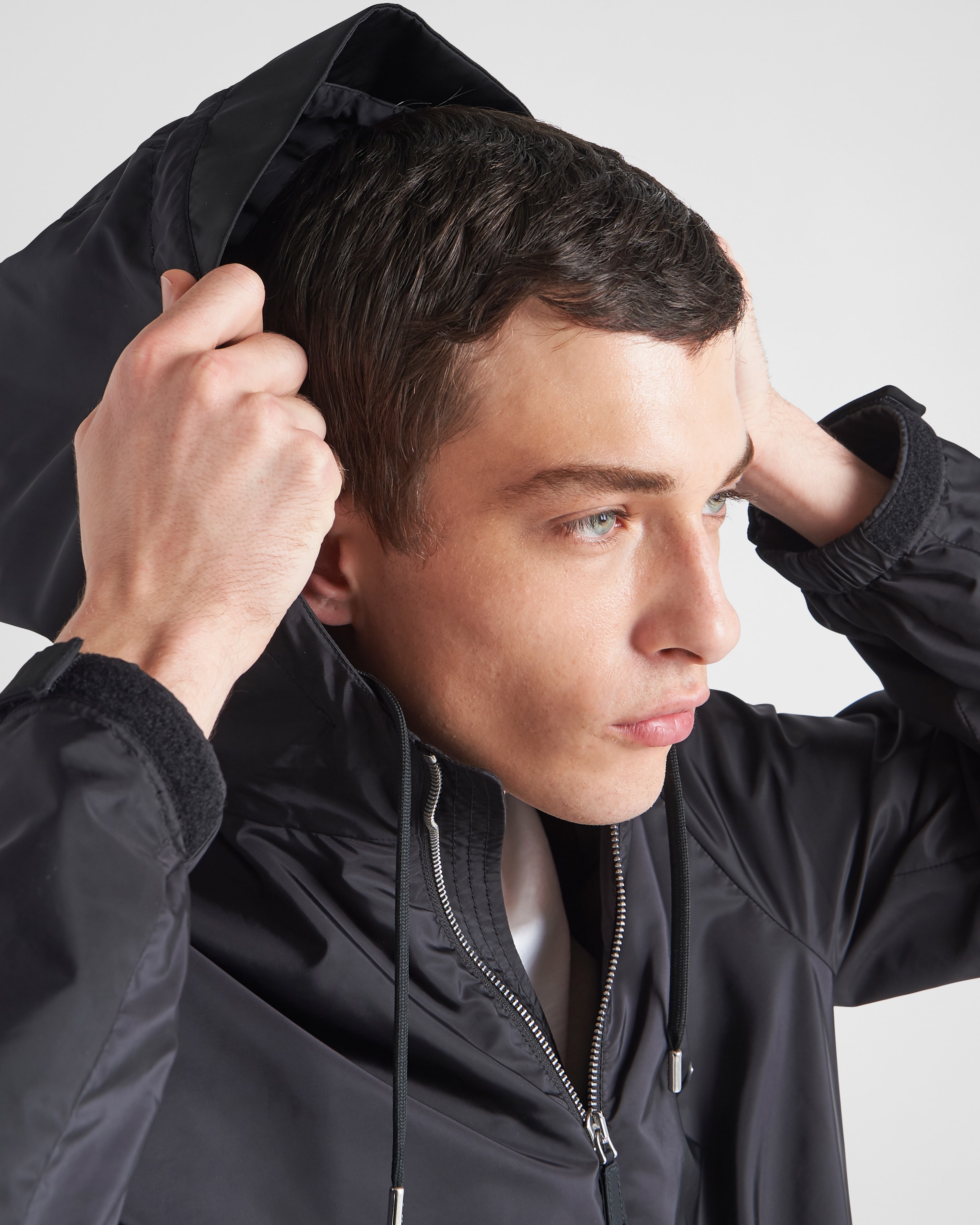 PRADA ナイロンジャケット　sgc220 リナイロン　ブラック　58 ブラック Re-nylon ジャケット | PRADA