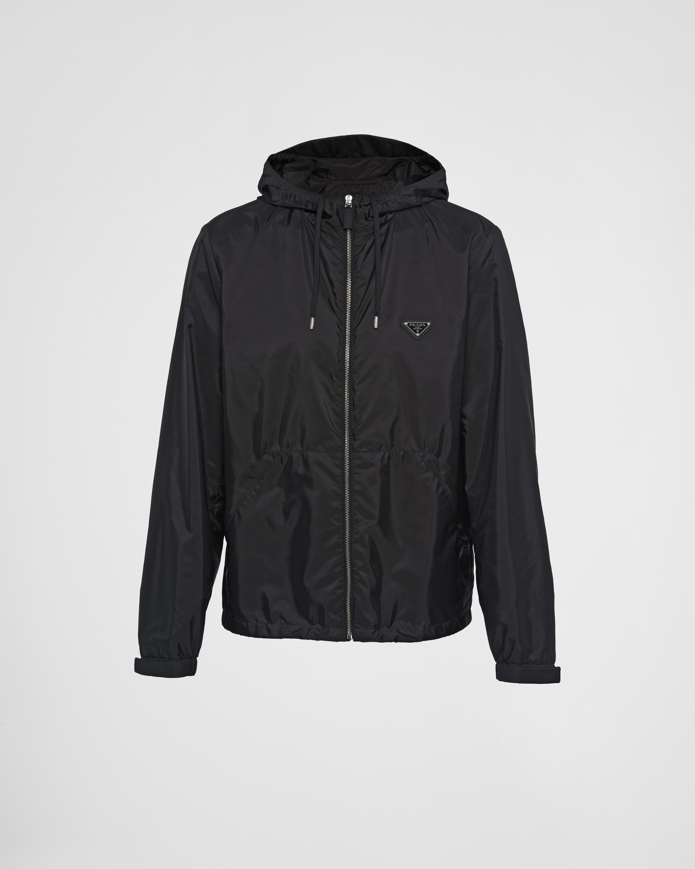 Prada Re-nylon Jacket, Man, Black, Size 60