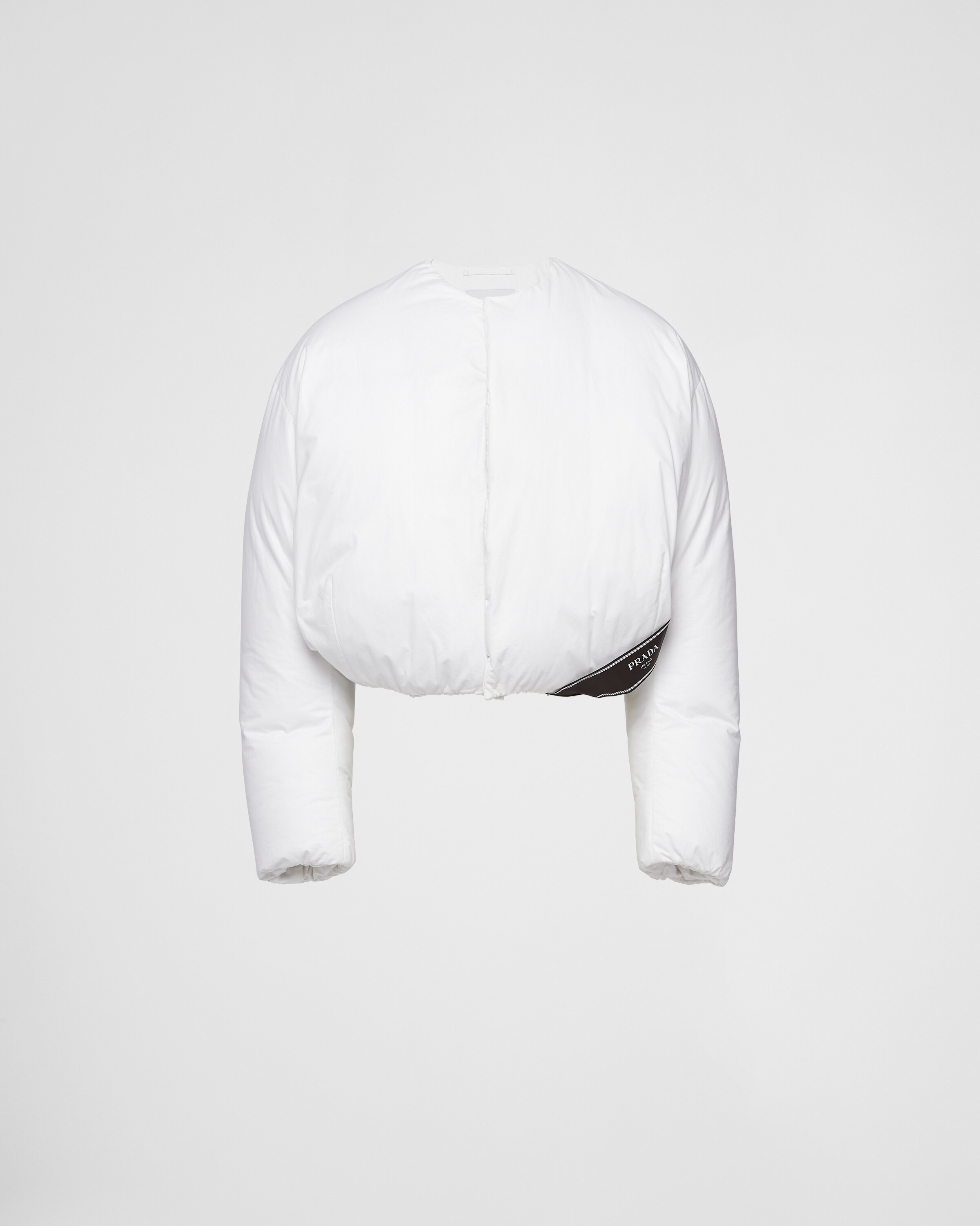 Prada white shop puffer jacket