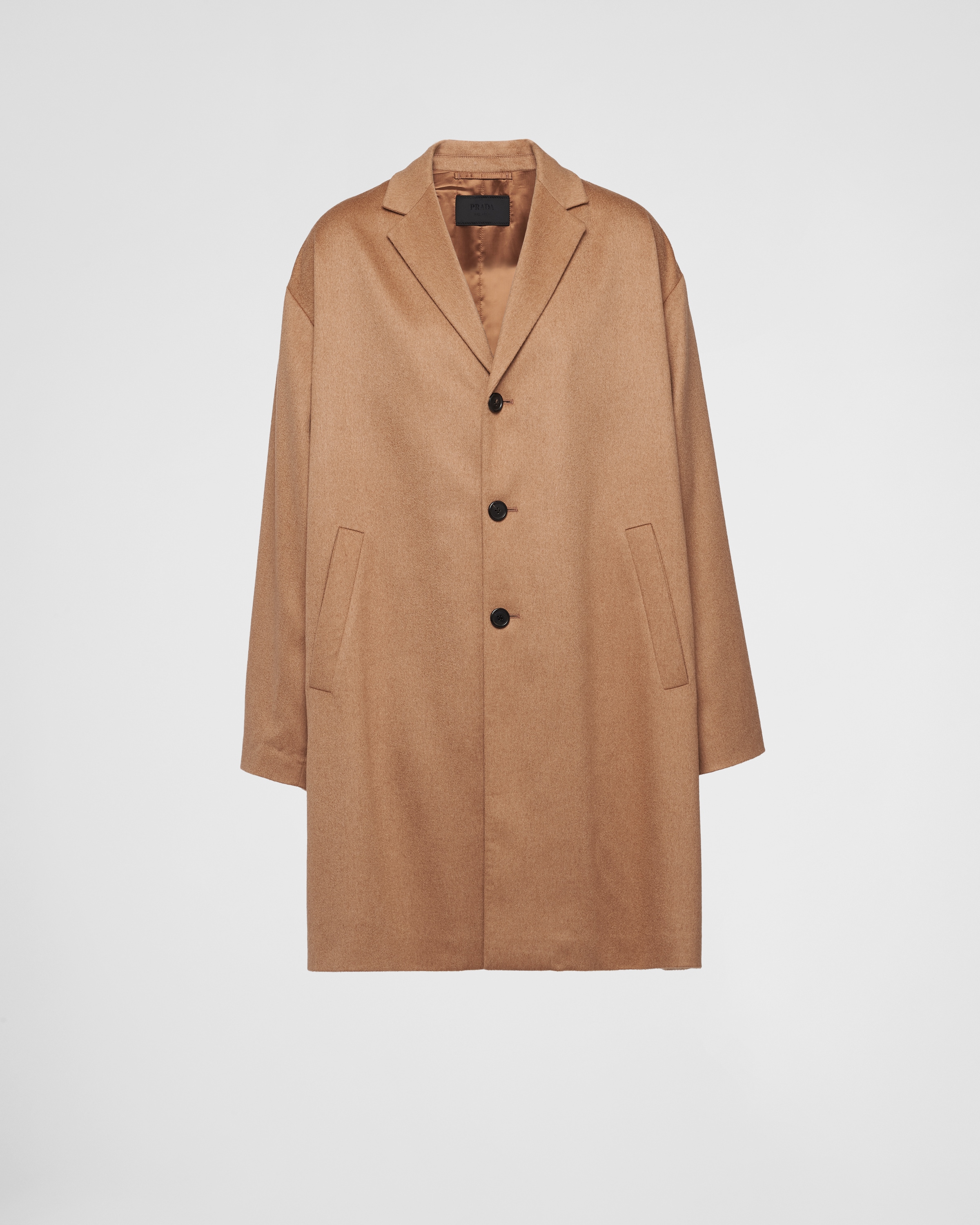 Prada camel coat store