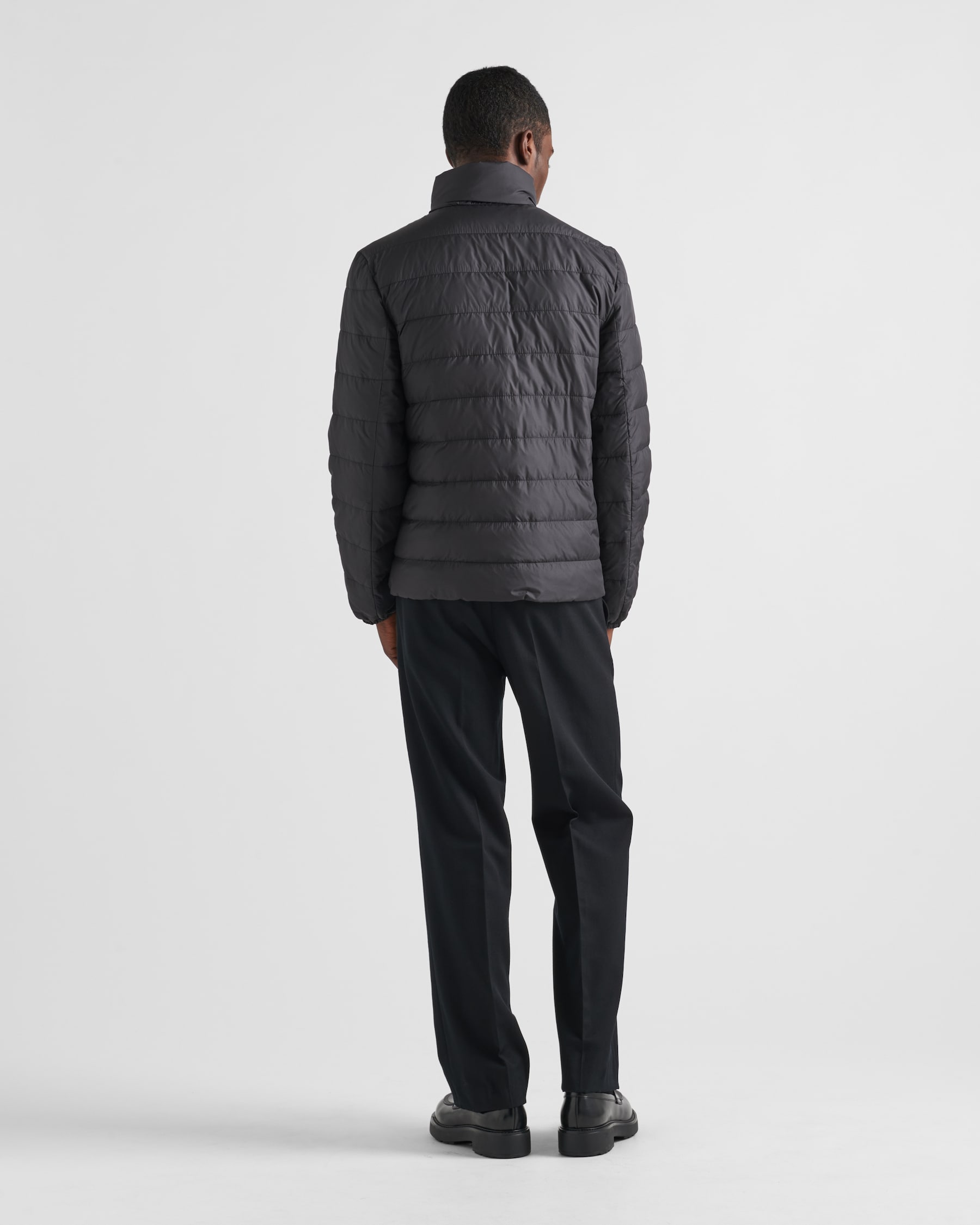 PRADA 25S LONG GOOSE DOWN COAT WITH HOOD 231
