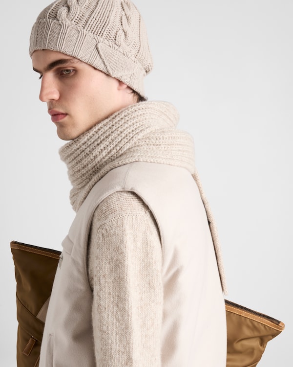 Cashmere down vest Cashmere down vest