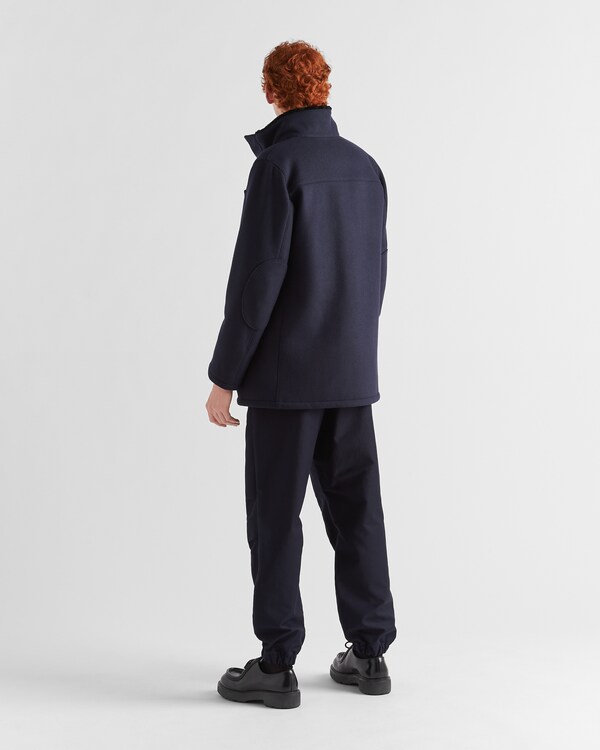 Wool blend and shearling jacket Wool blend and shearling jacket