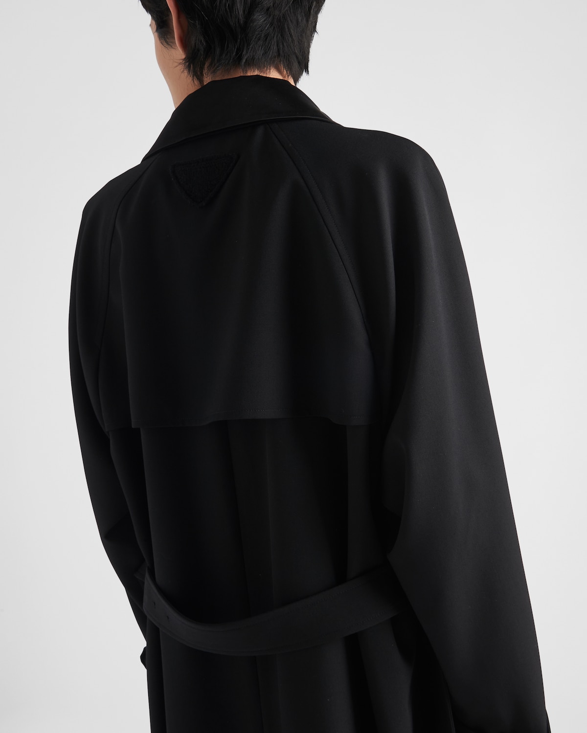 Prada Black Cotton Coat