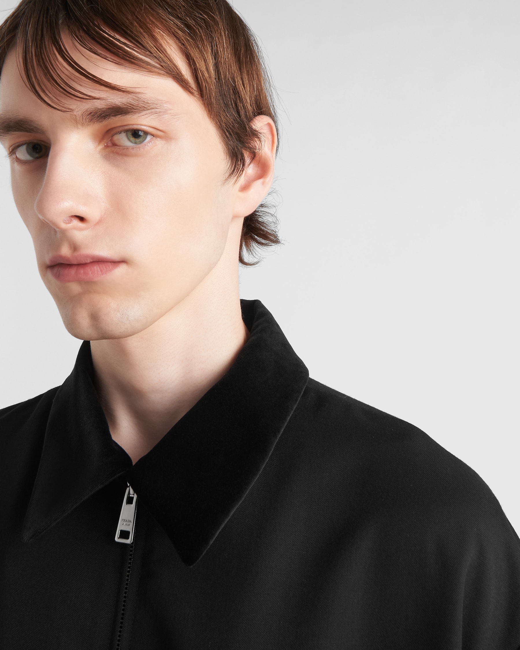 Prada Jacket Black Cotton