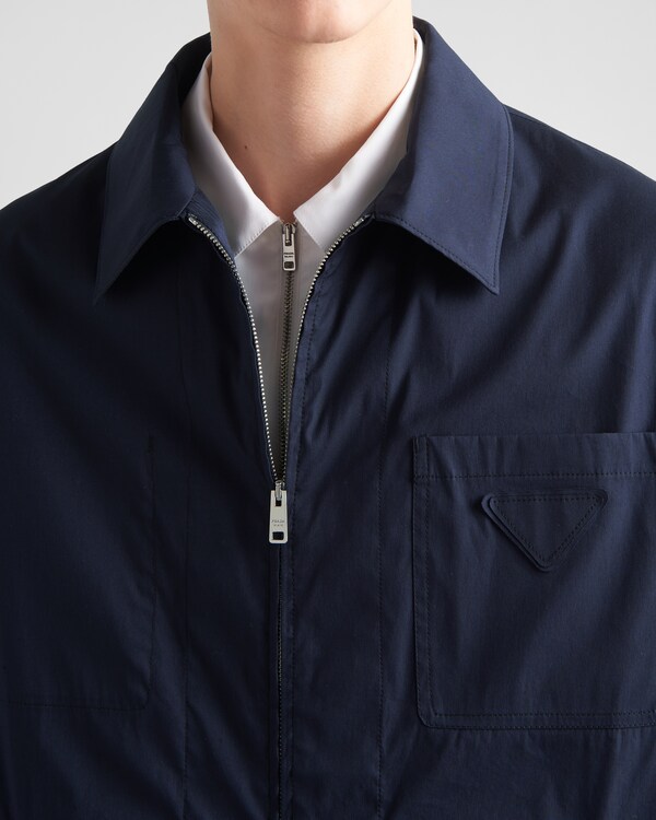 Stretch cotton blouson jacket Stretch cotton blouson jacket