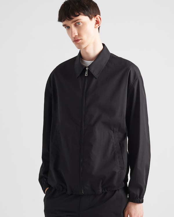 Blousonjacke aus Baumwolle - Schwarz Blousonjacke aus Baumwolle - Schwarz